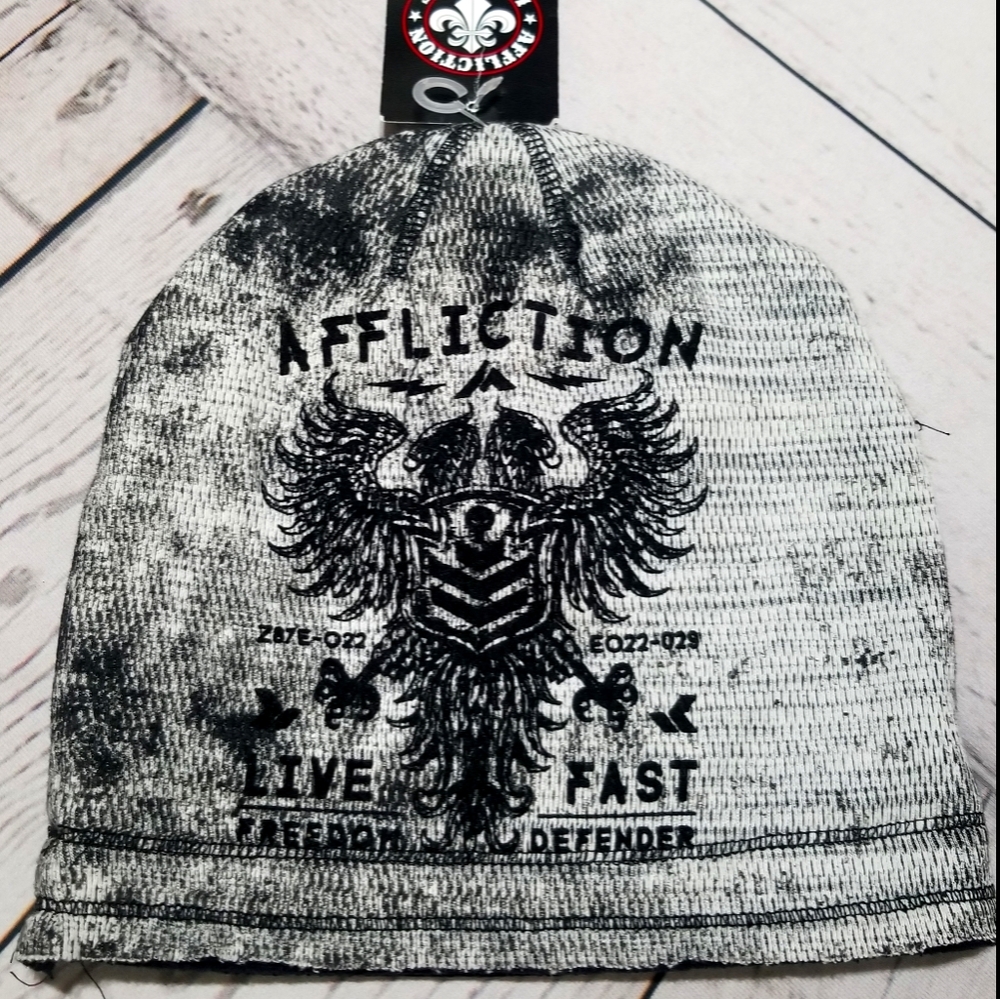 🔥Affliction Reversible Beanie🔥 new with tags